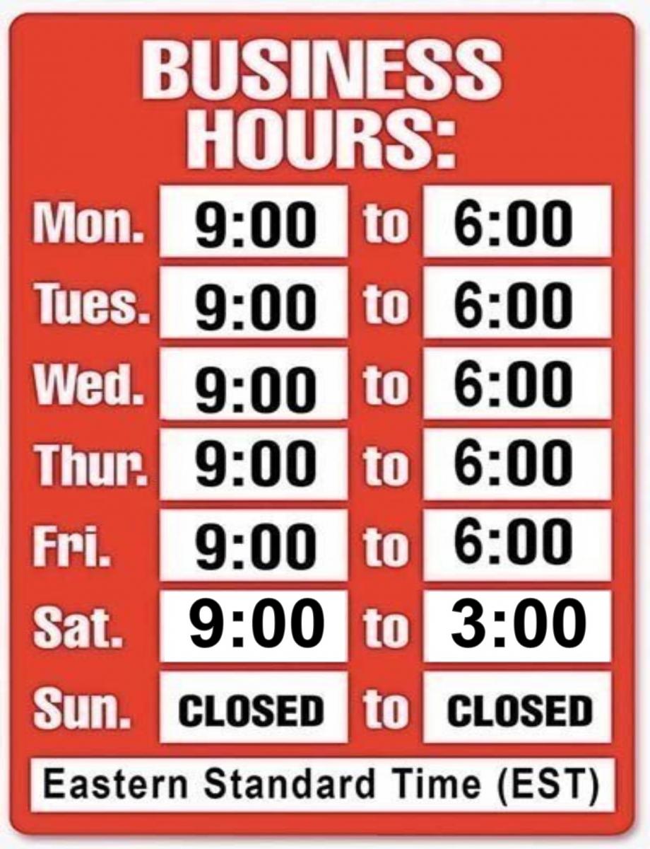 working hours